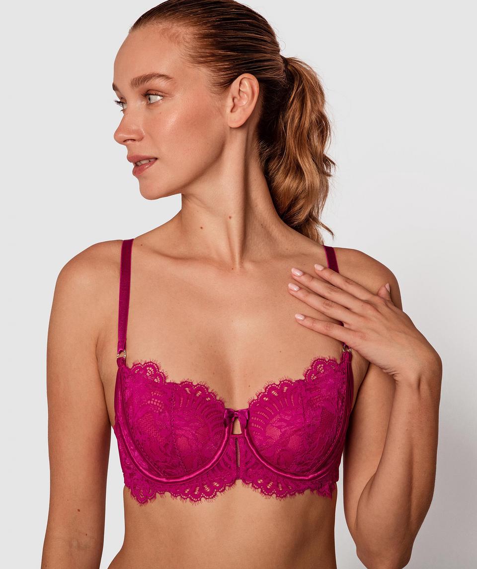 Flex Forward Underwire Bra - Dark Pink