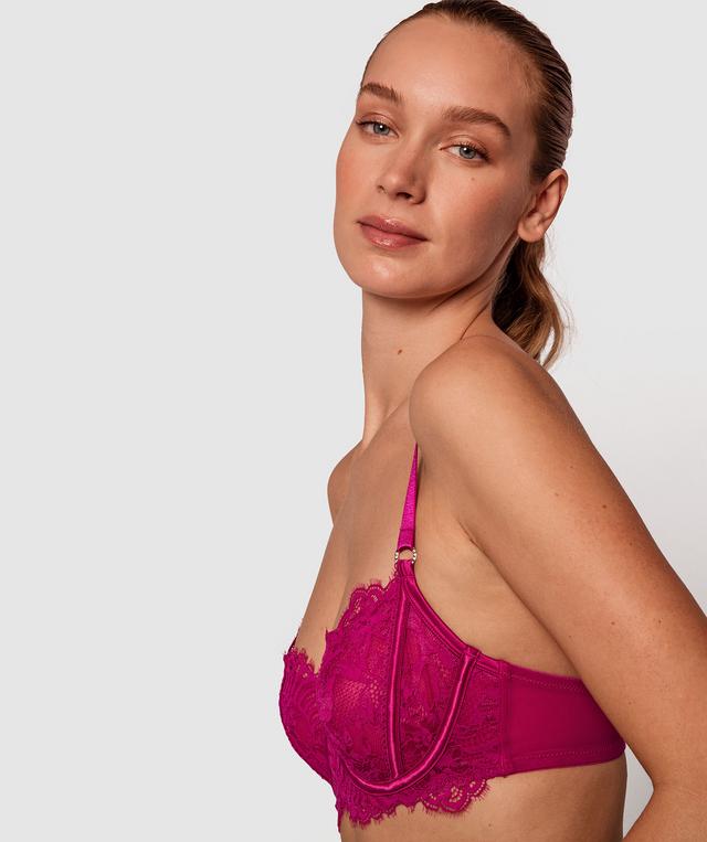 Flex Forward Underwire Bra - Dark Pink