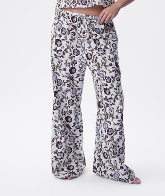 Flora Long Pant - Print Floral