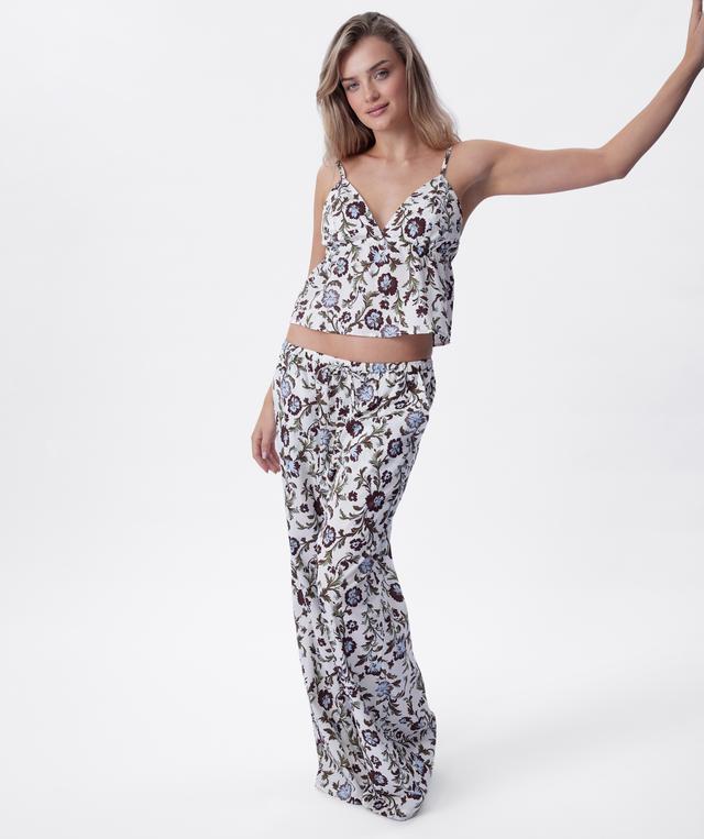Flora Long Pant - Print Floral