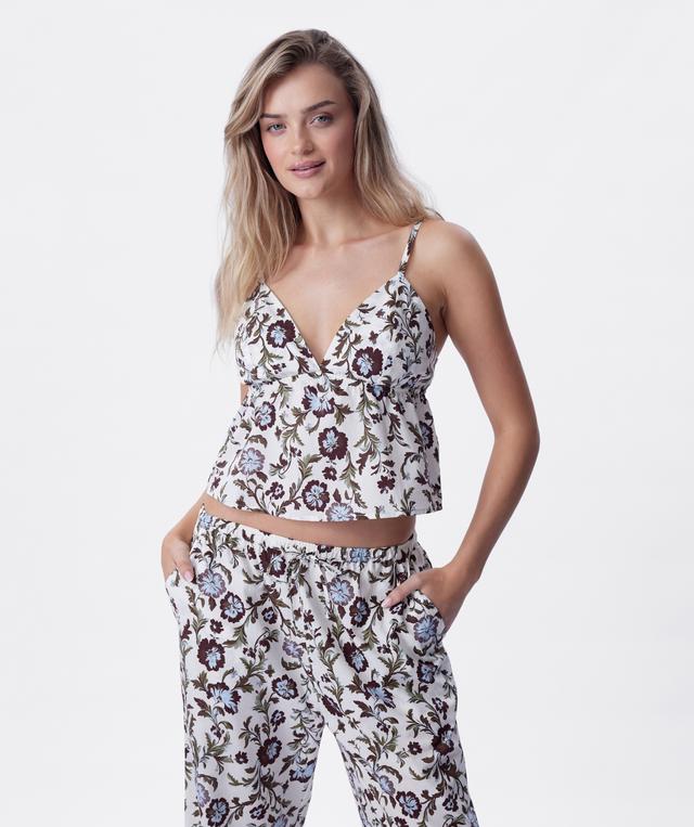 Flora Long Pant - Print Floral
