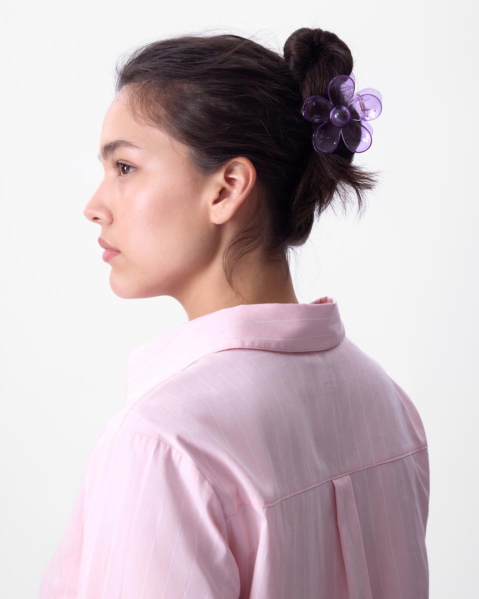 Floral Hair Clip - Light Purple