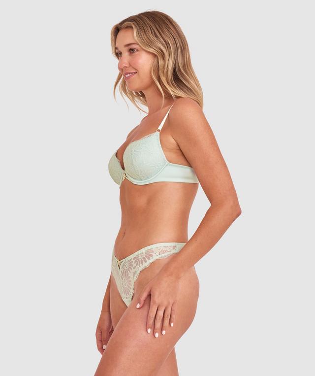 Floriane Contour Plunge Bra - Mint Green