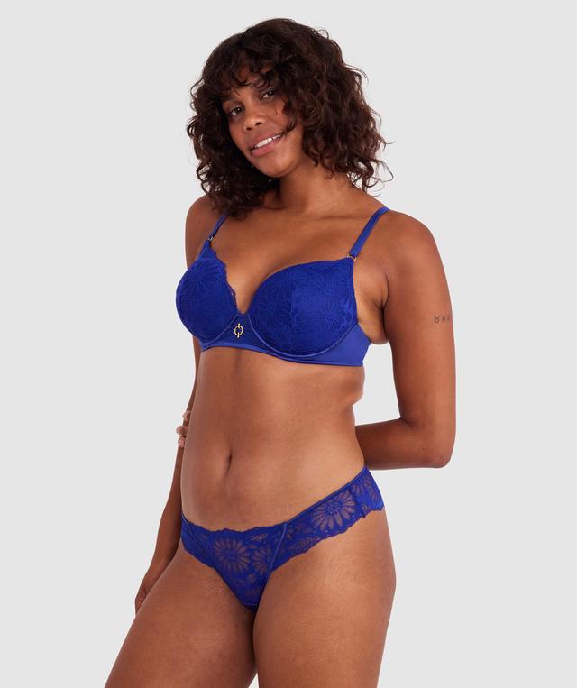 Floriane Full Cup Bra - Navy