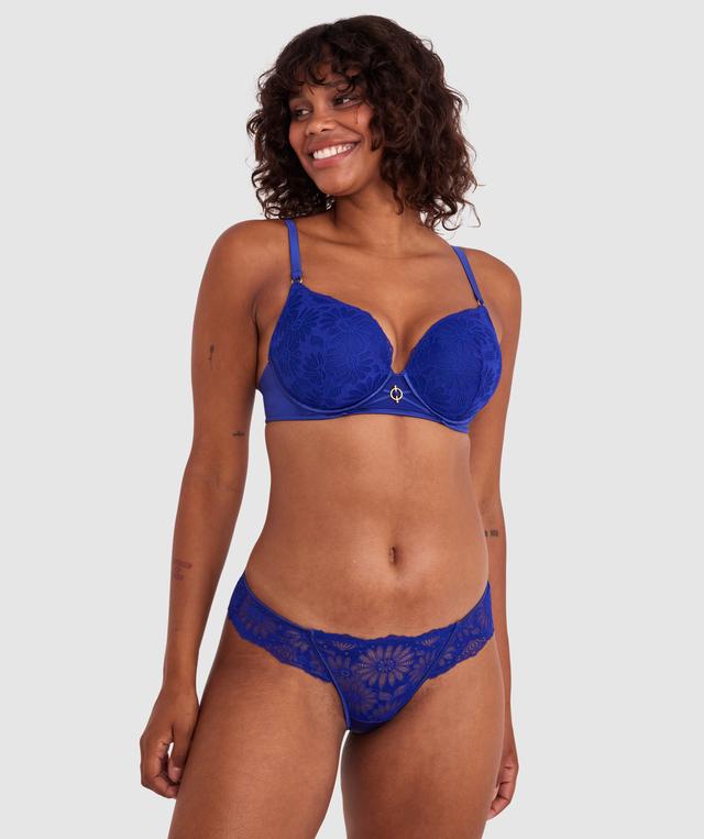 Floriane Full Cup Bra - Navy