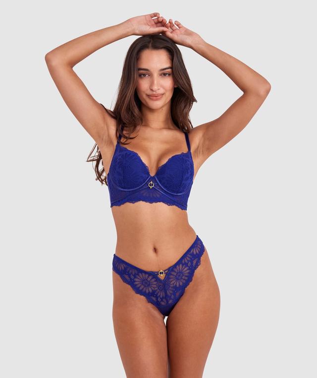 Floriane Push Up Bra - Navy