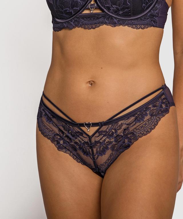 Fran Brazilian Knicker - Navy
