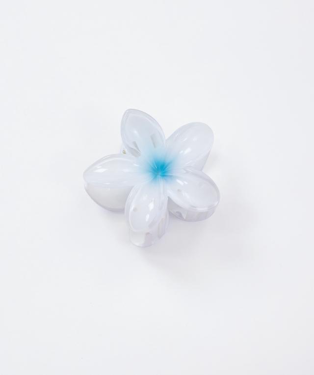 Frangipani Hair Clip - Light Blue