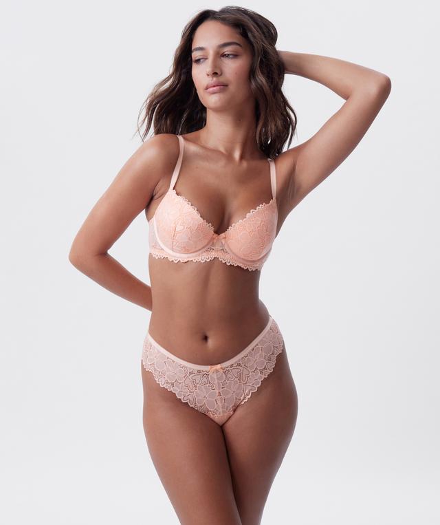 Frankie Brazilian Knicker - Light Coral