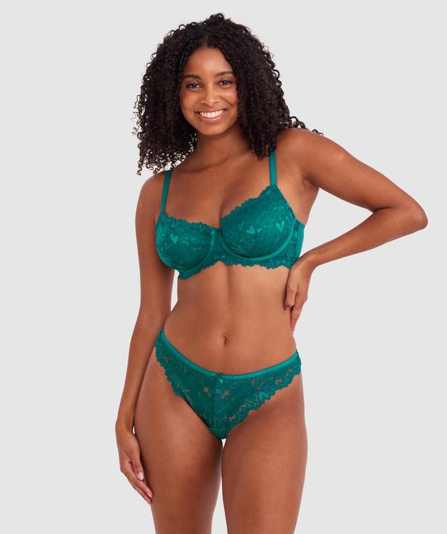 Frankie G String - Dark Green