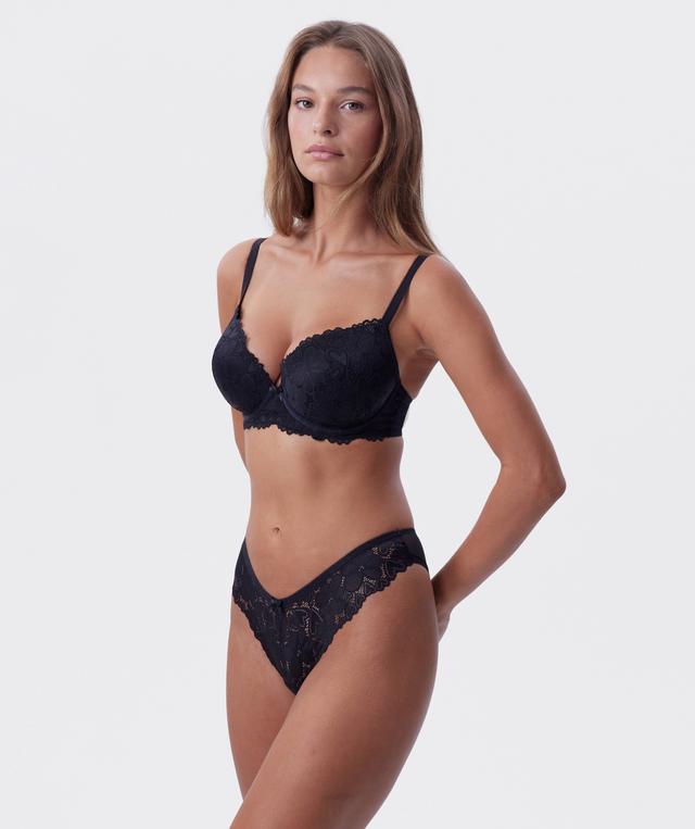 Frankie Lightly Lined Bra - Black