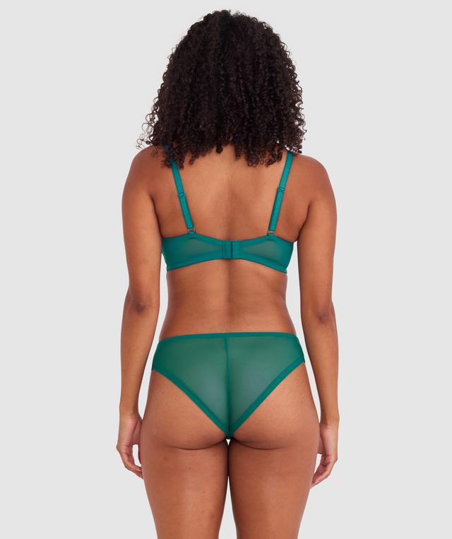 Frankie Lightly Lined Bra - Dark Green
