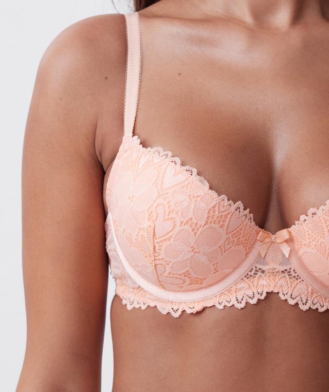 Frankie Lightly Lined Bra - Light Coral