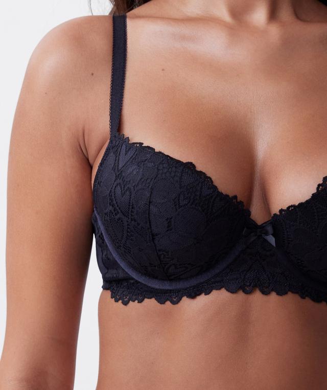 Frankie Push Up Bra - Black