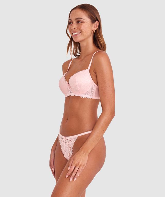 Frankie Push Up Bra - Light Pink