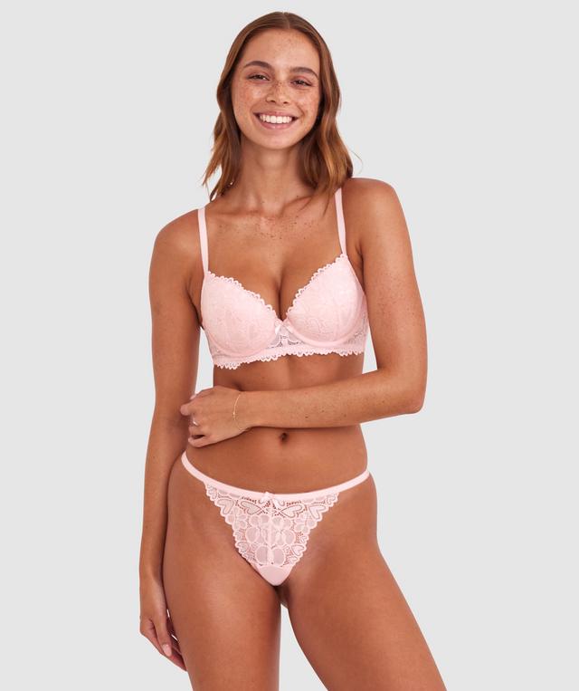 Frankie Push Up Bra - Light Pink