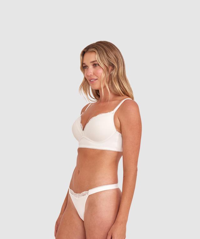 Freya High Leg G String - Ivory