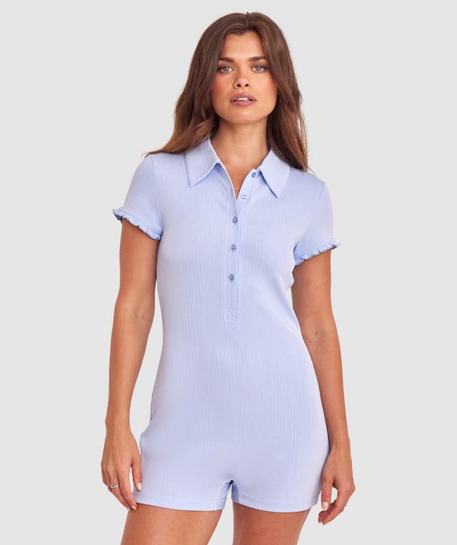 Freya Playsuit - Pale Blue