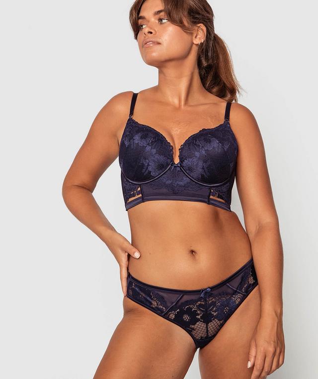 Gemma Brazilian Knicker - Navy