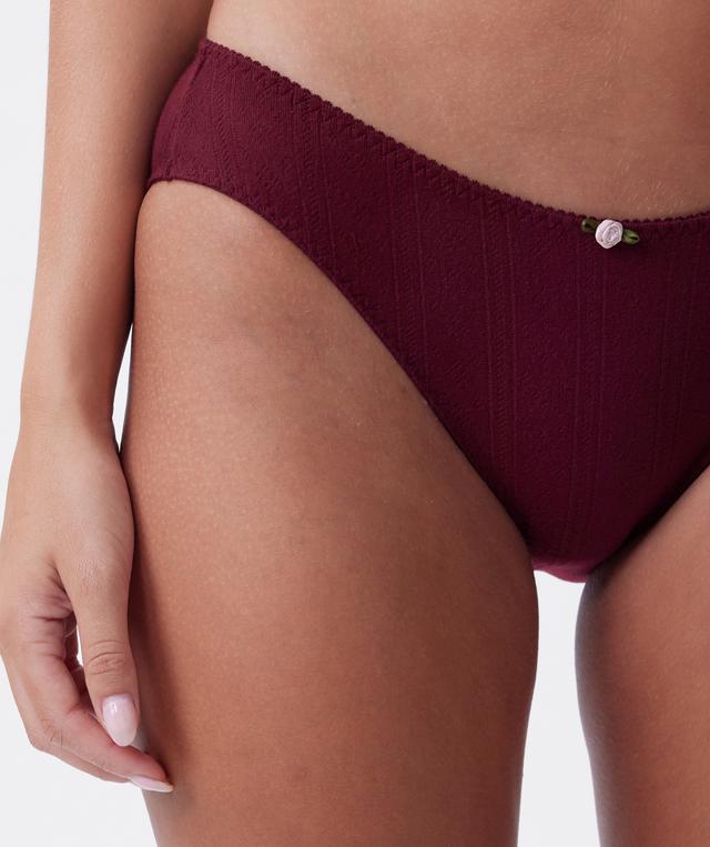 Georgia Bikini Brief - Berry