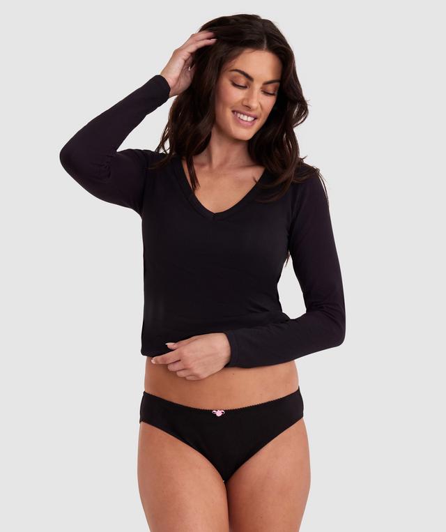 Georgia Bikini Brief - Black
