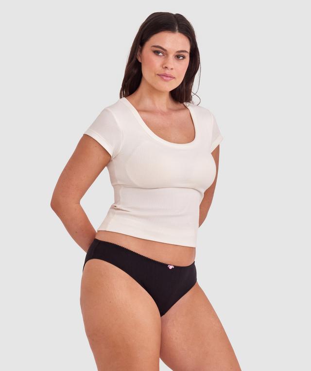Georgia Brazilian Knicker - Black