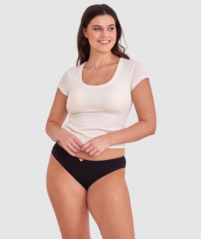 Georgia Brazilian Knicker - Black