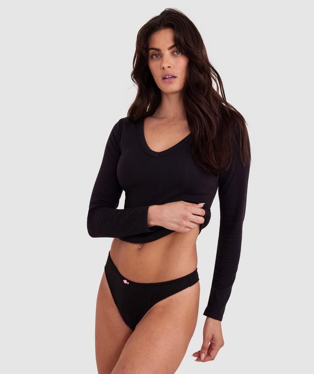 Georgia G String - Black