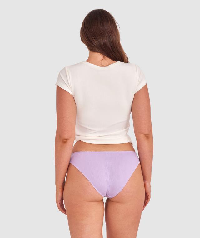 Georgia High Leg Brazilian Knicker - Lilac