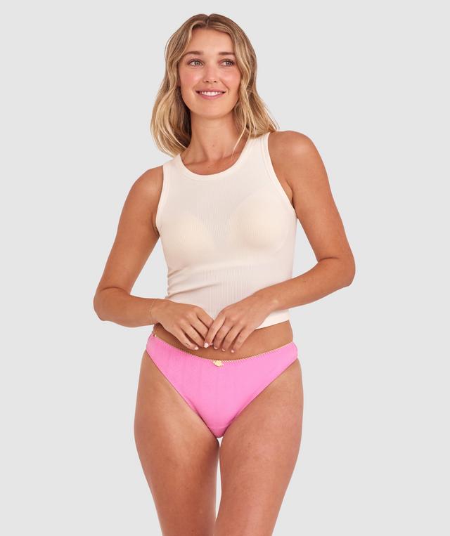 Georgie G String - Pink/Yellow