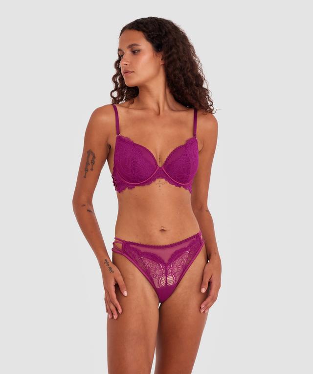 Gigi Brazilian Knicker - Dark Red