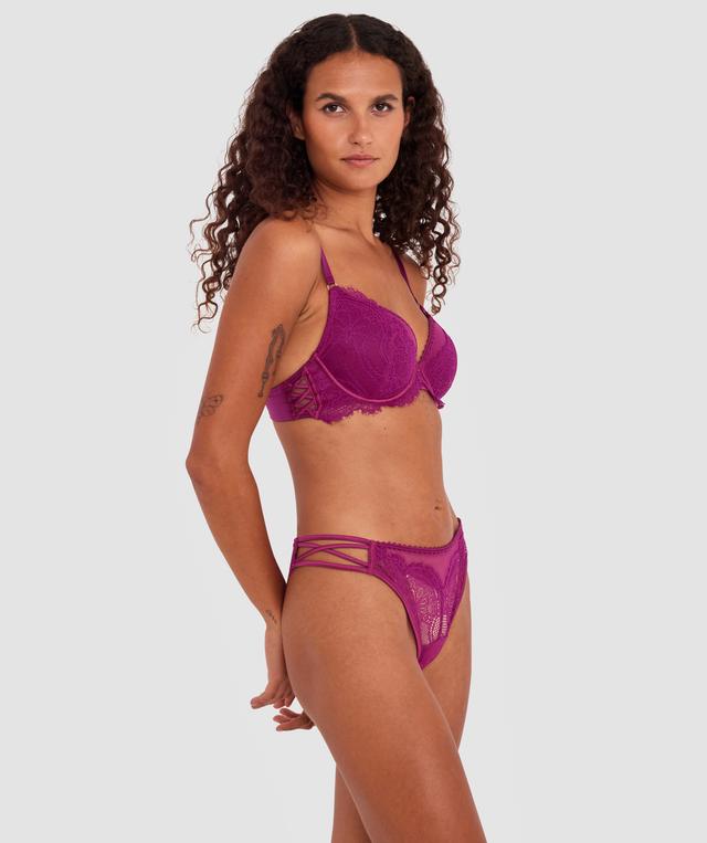 Gigi Brazilian Knicker - Dark Red
