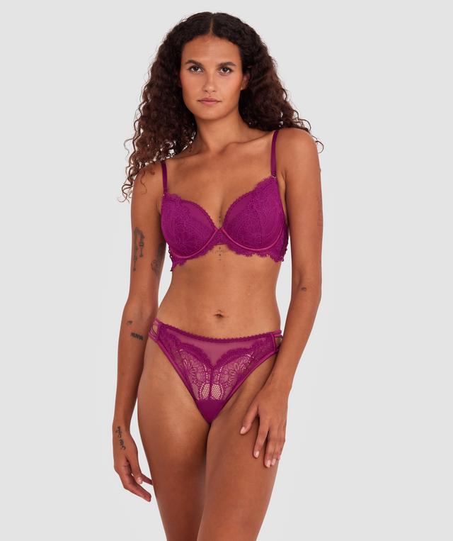 Gigi Brazilian Knicker - Dark Red