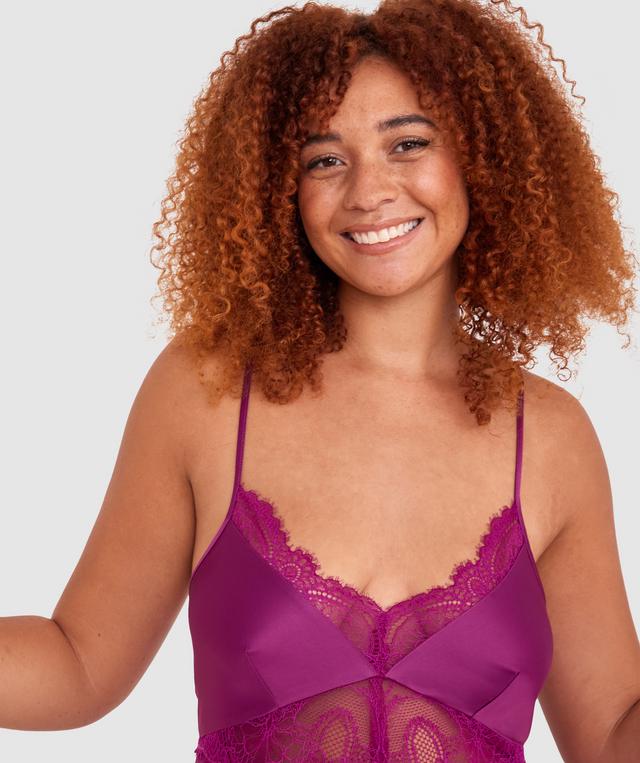 Gigi Slip - Dark Red