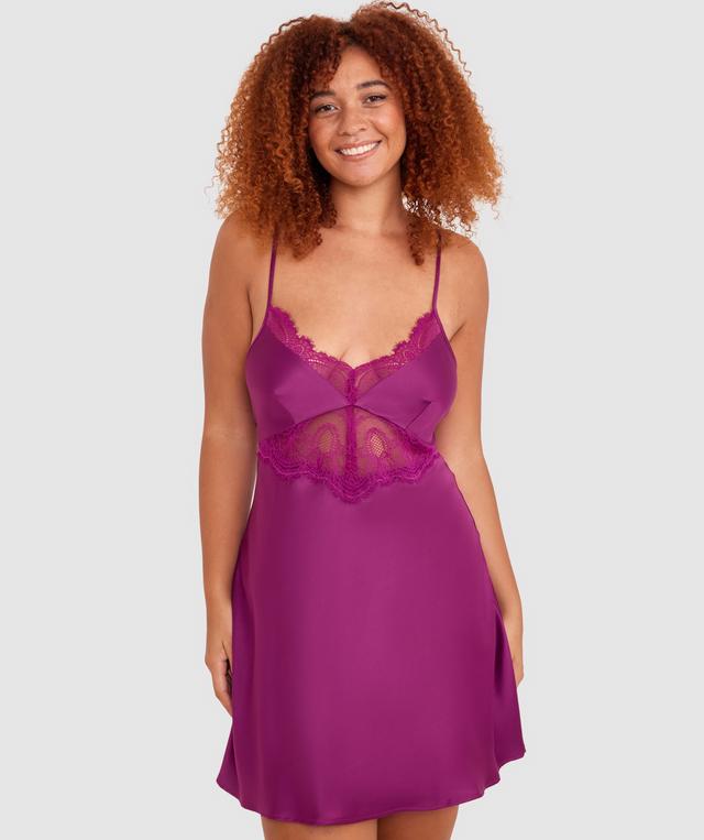 Gigi Slip - Dark Red