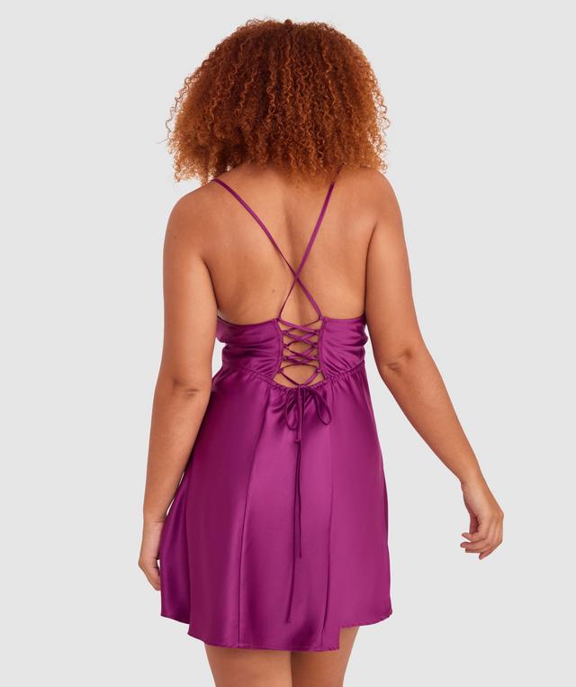 Gigi Slip - Dark Red