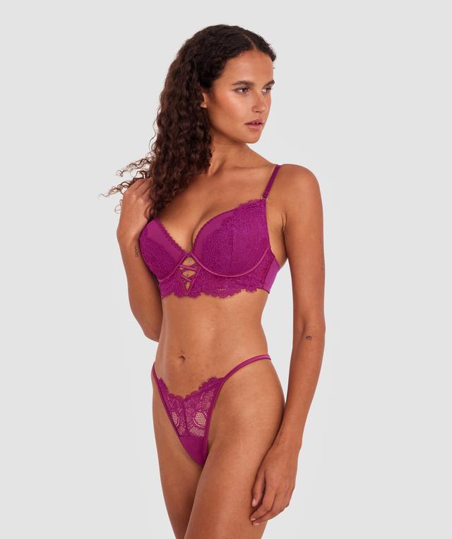 Gigi String - Dark Red