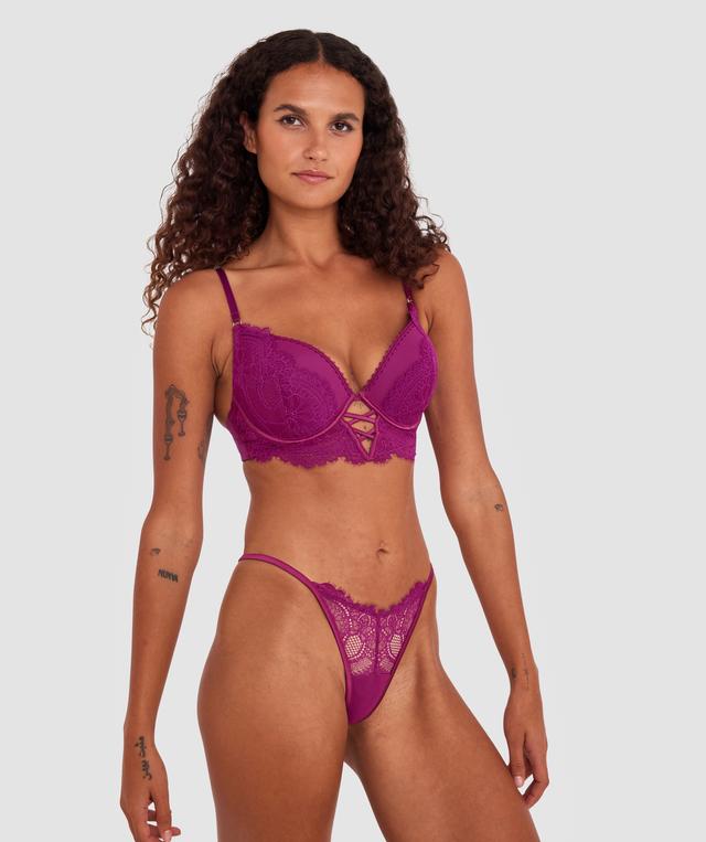 Gigi String - Dark Red
