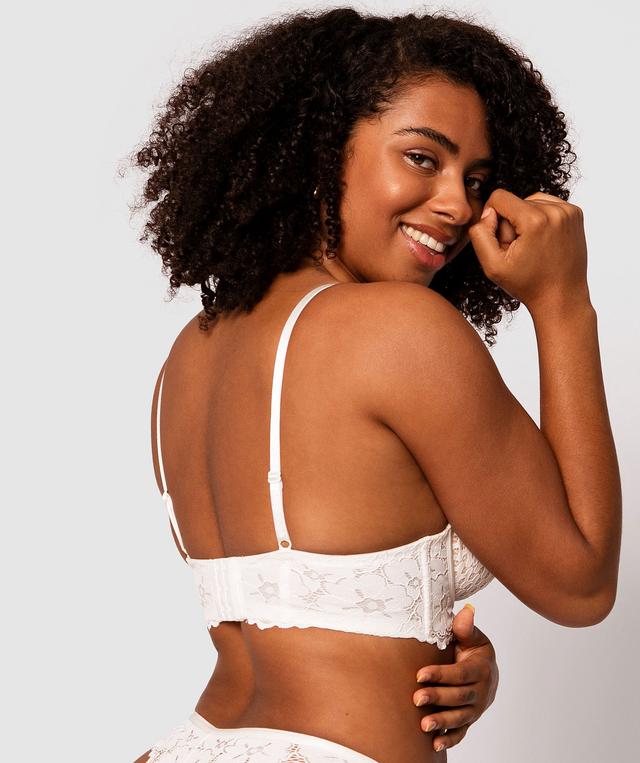 Grace Balconette Push Up Bra - Ivory/Nude