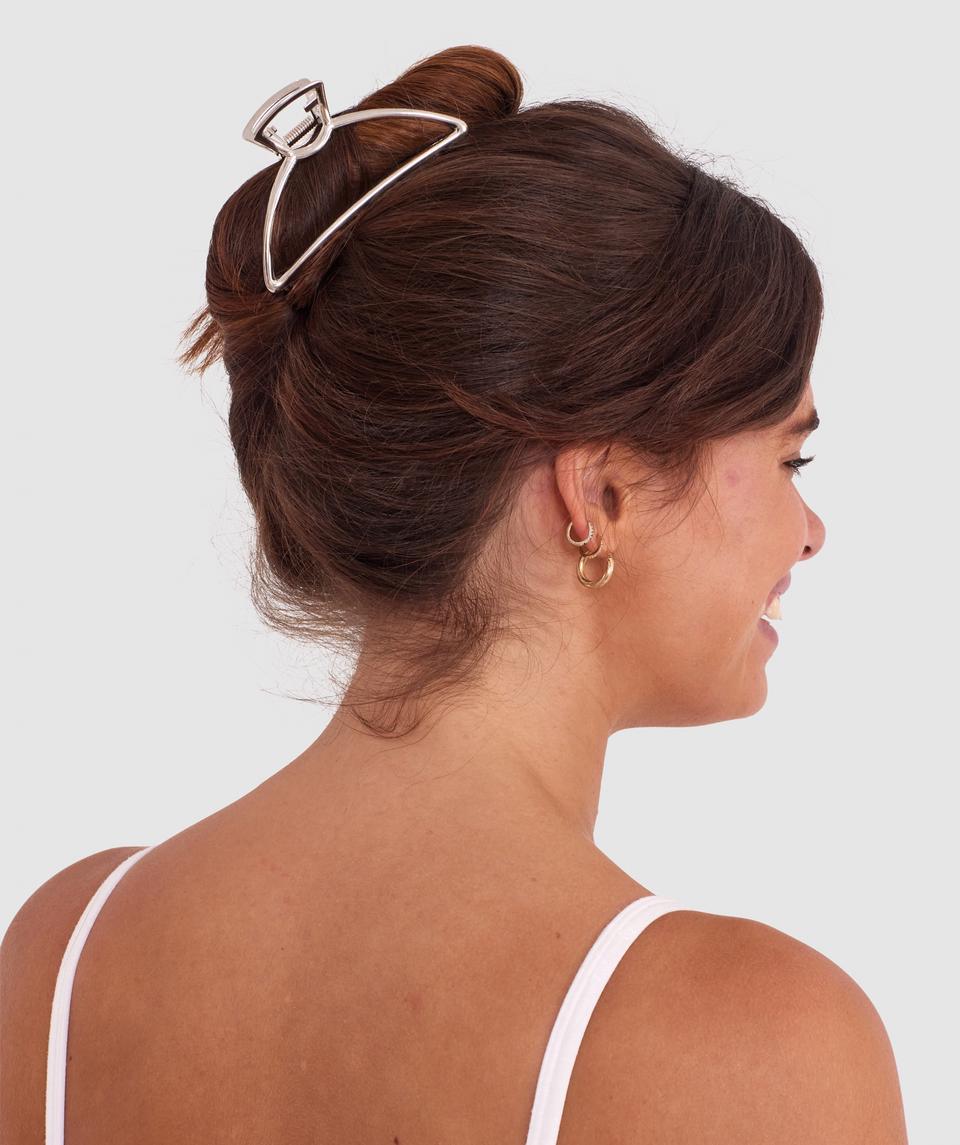 Hair Clip - Silver