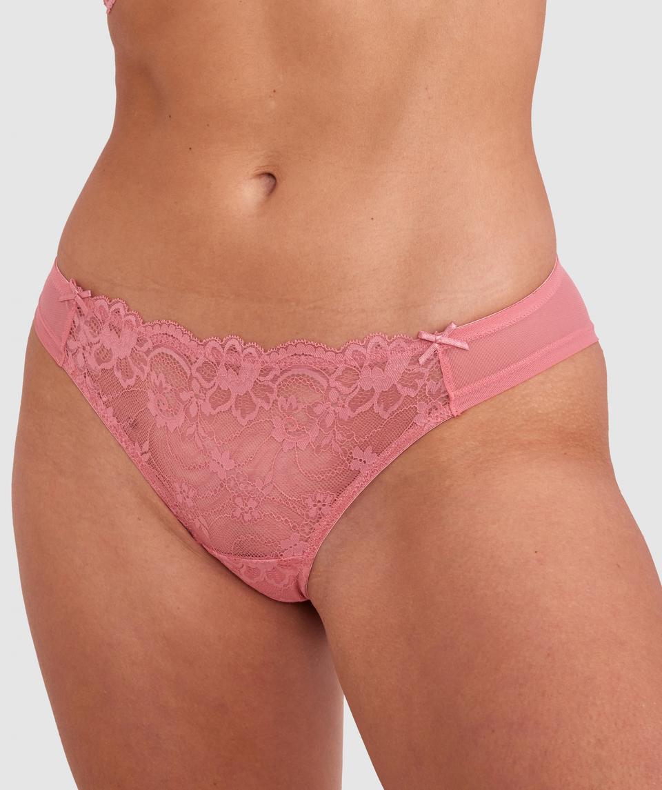 Hallie Brazilian Knicker - Rose