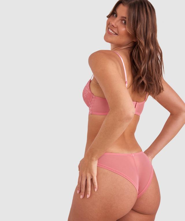 Hallie Brazilian Knicker - Rose