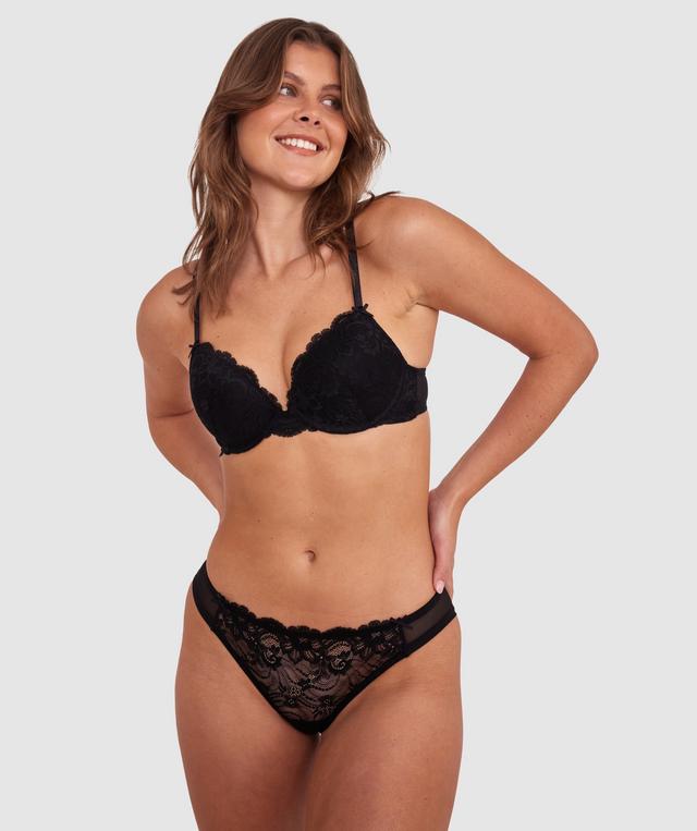 Hallie Contour Bra - Black