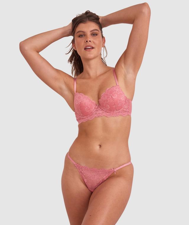 Hallie Mini V - Rose