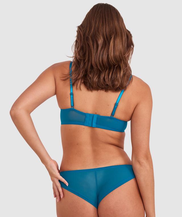 Hallie Push Up Bra - Blue