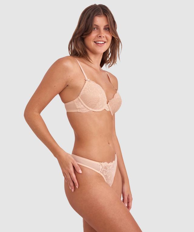 Hallie V String - Nude