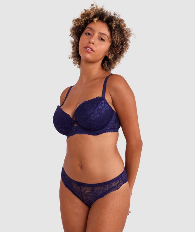 Hattie Contour Bra - Navy