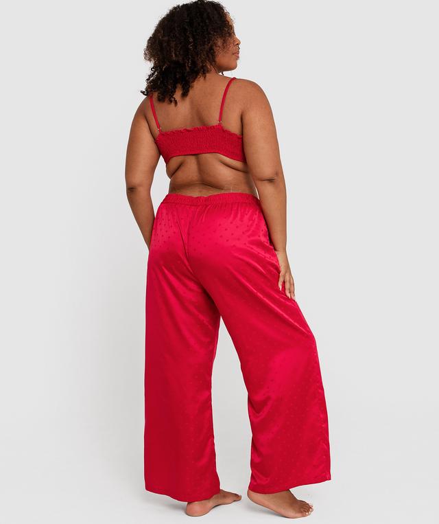 Hearts Long Pant - Red