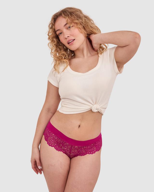 Audrey Brazilian Knicker - Magenta