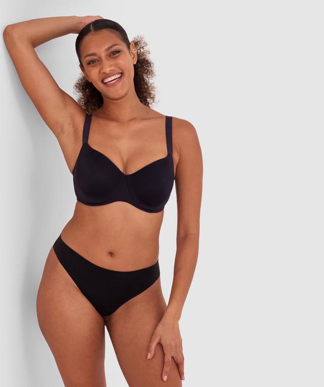 Sapphire Smooth Full Coverage Bra - Black
